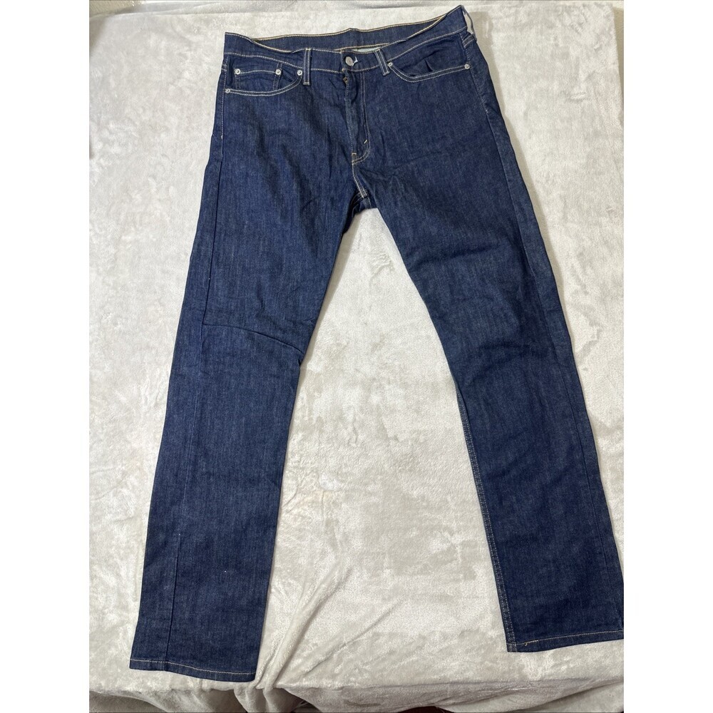 Levi’s 513 slim straight jeans men’s 34x34 dark wash stretch denim